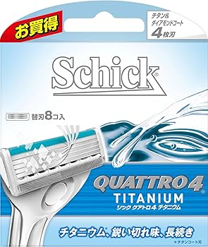 新品　シッククアトロ4 　 替刃　50個 Amazon.co.jp: Schick(シック) シック クアトロ4 チタニウム 替